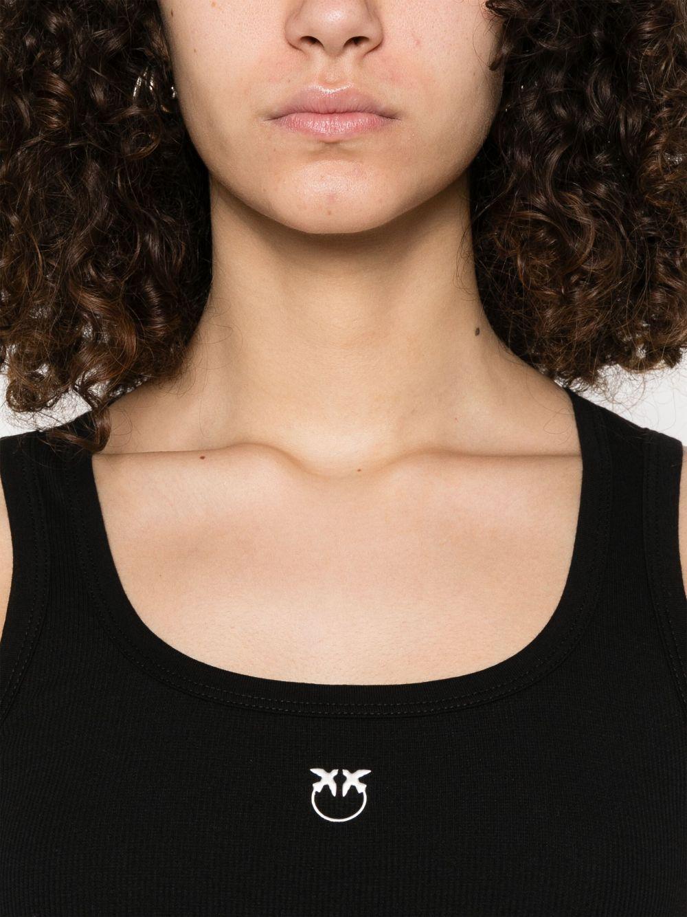Love Birds-motif tank top<BR/><BR/><BR/> 100807 A2C1Z99 PINKO