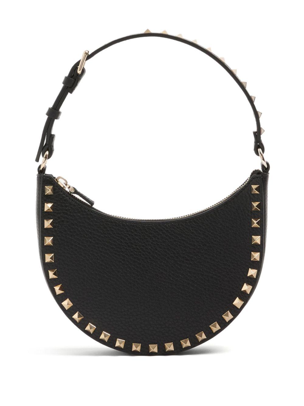 Mini Rockstud Hobo bag<BR/><BR/><BR/> 6W2P0AI7VSH 0NO VALENTINO GARAVANI