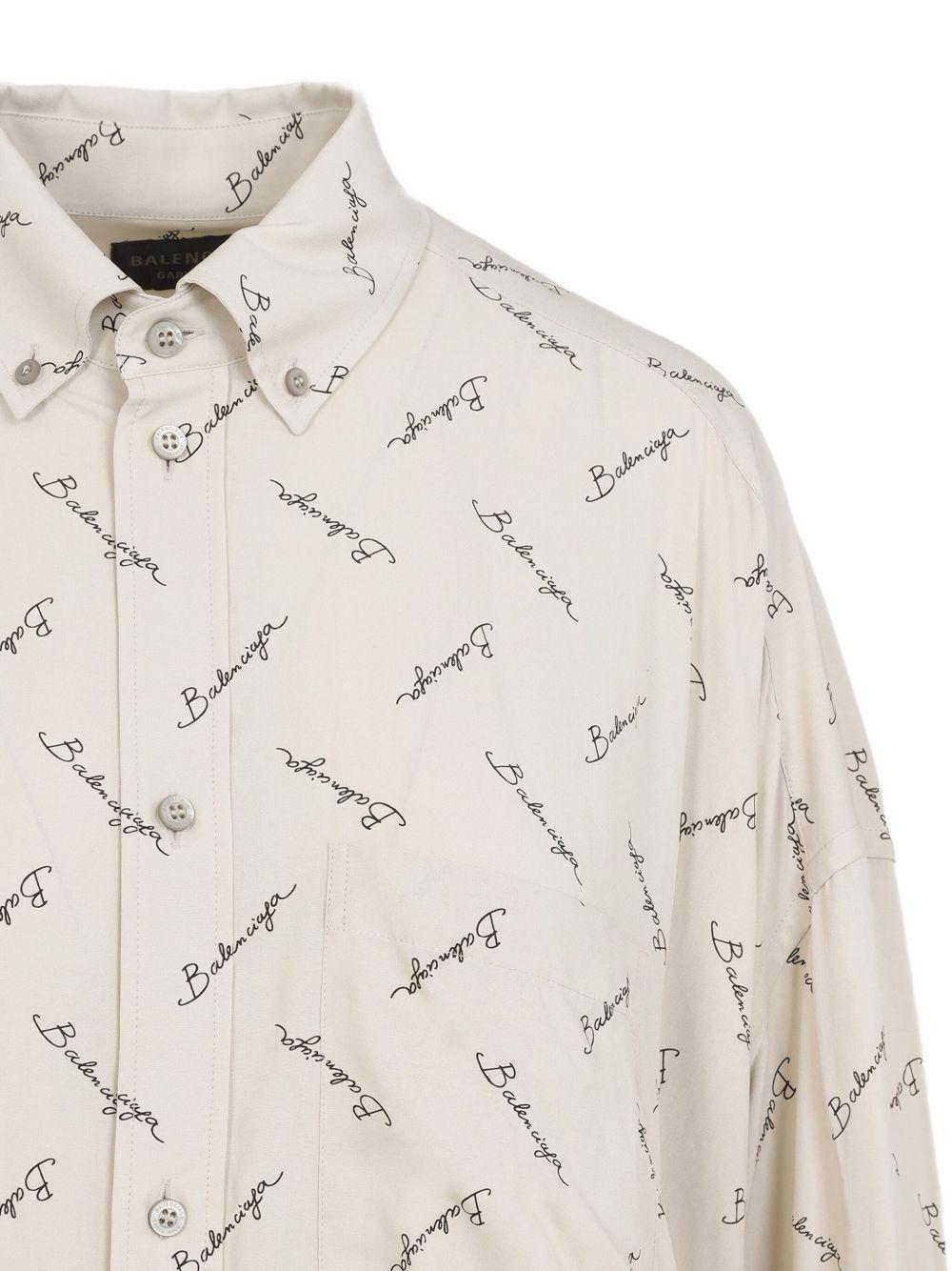 Printed shirt<BR/><BR/><BR/> 773300 TRLB19711 BALENCIAGA