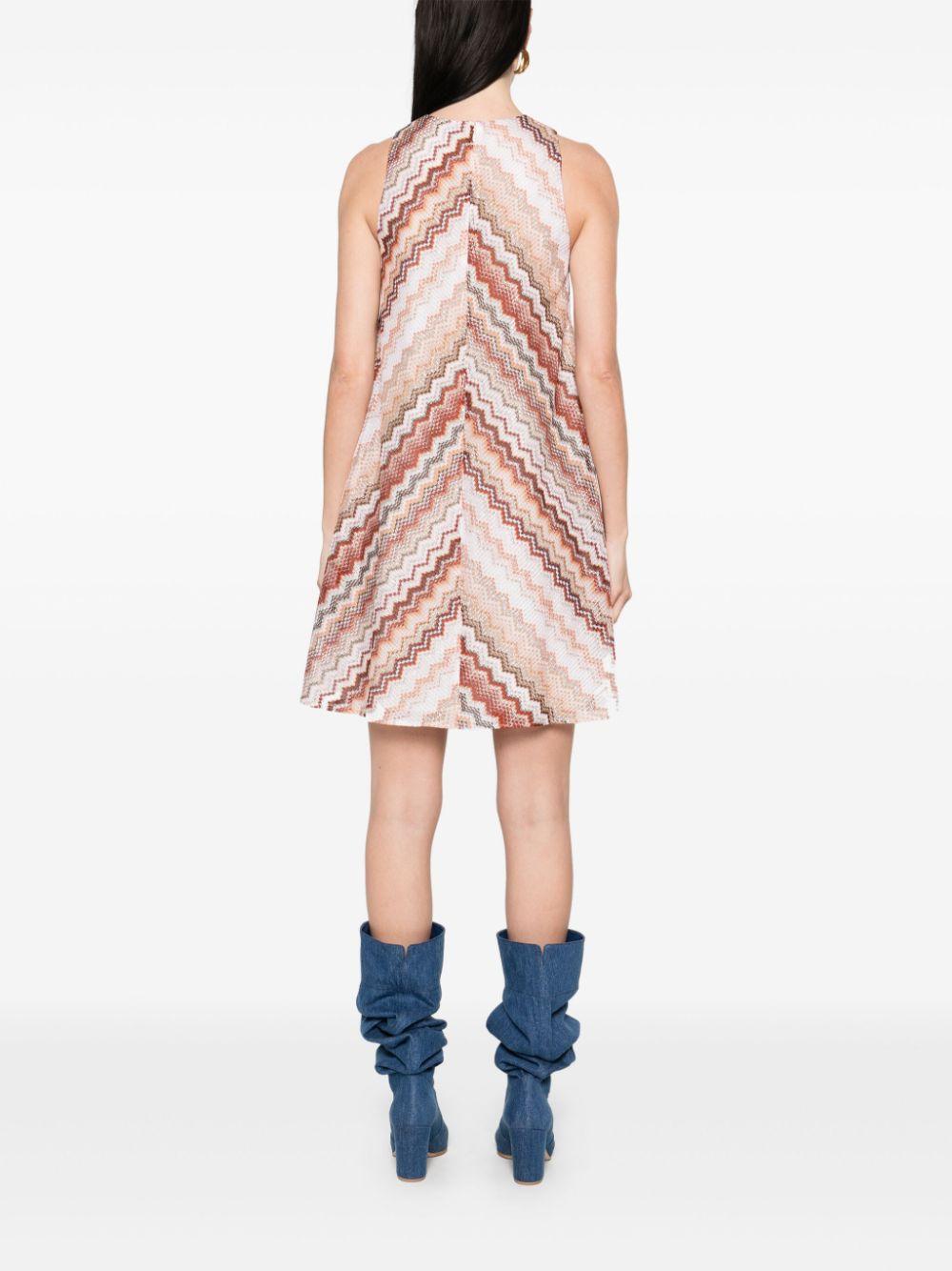 A-line zigzag patterned dress<BR/><BR/> DS25SG1L BR00ZVS10BB MISSONI