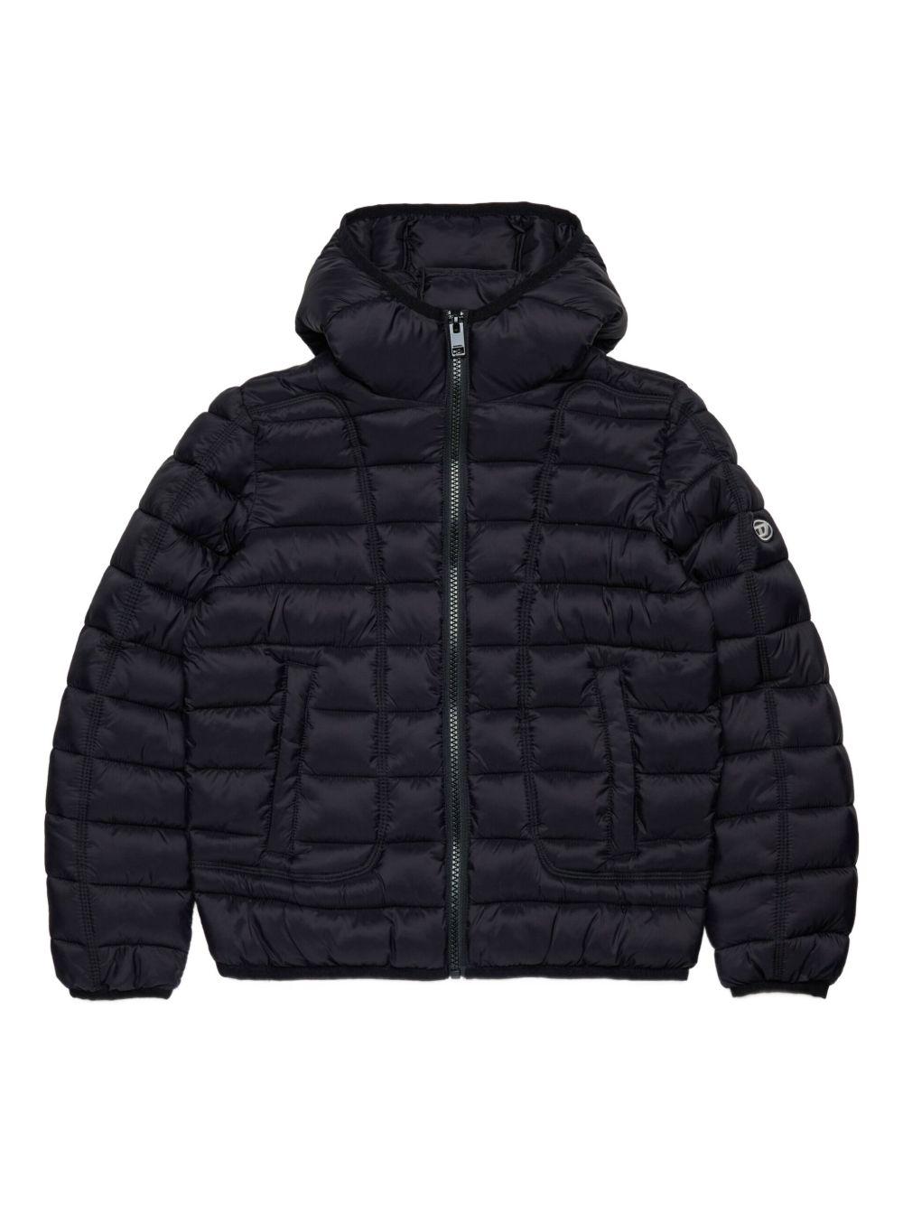 JWSTONE nylon jacket with hood J02425 KXBRDK900 DIESEL KID