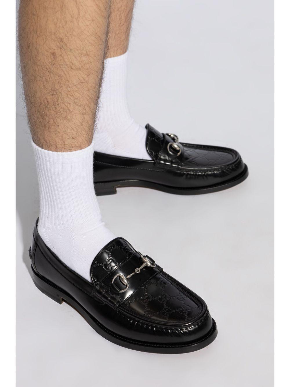 Loafer with horsebit<BR/><BR/><BR/> 786426 AADIU1000 GUCCI