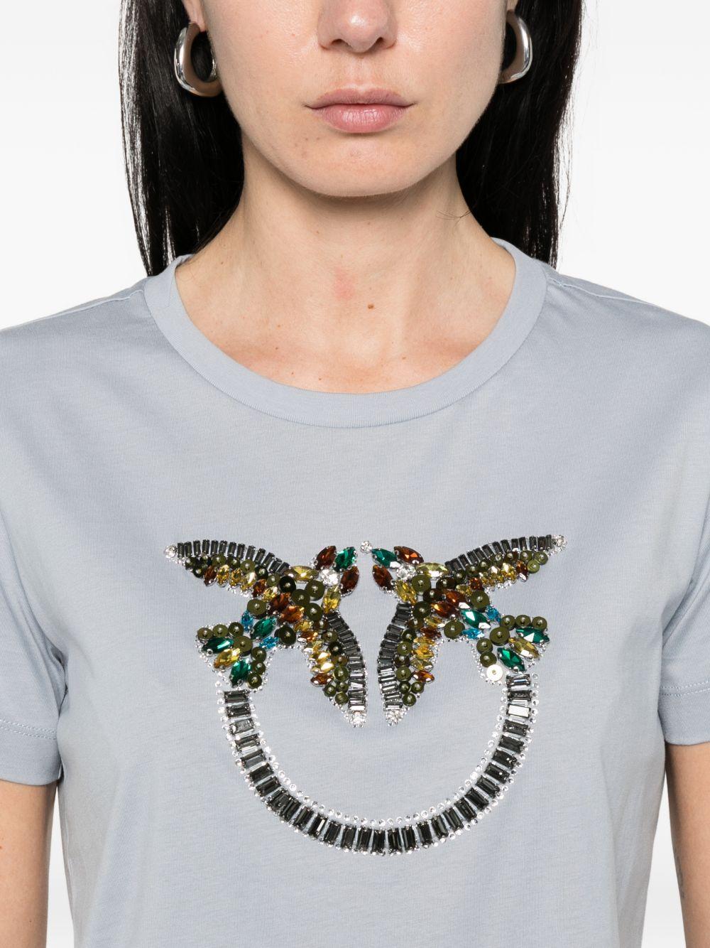 quentin logo t-shirt 100535 A33FE87 PINKO
