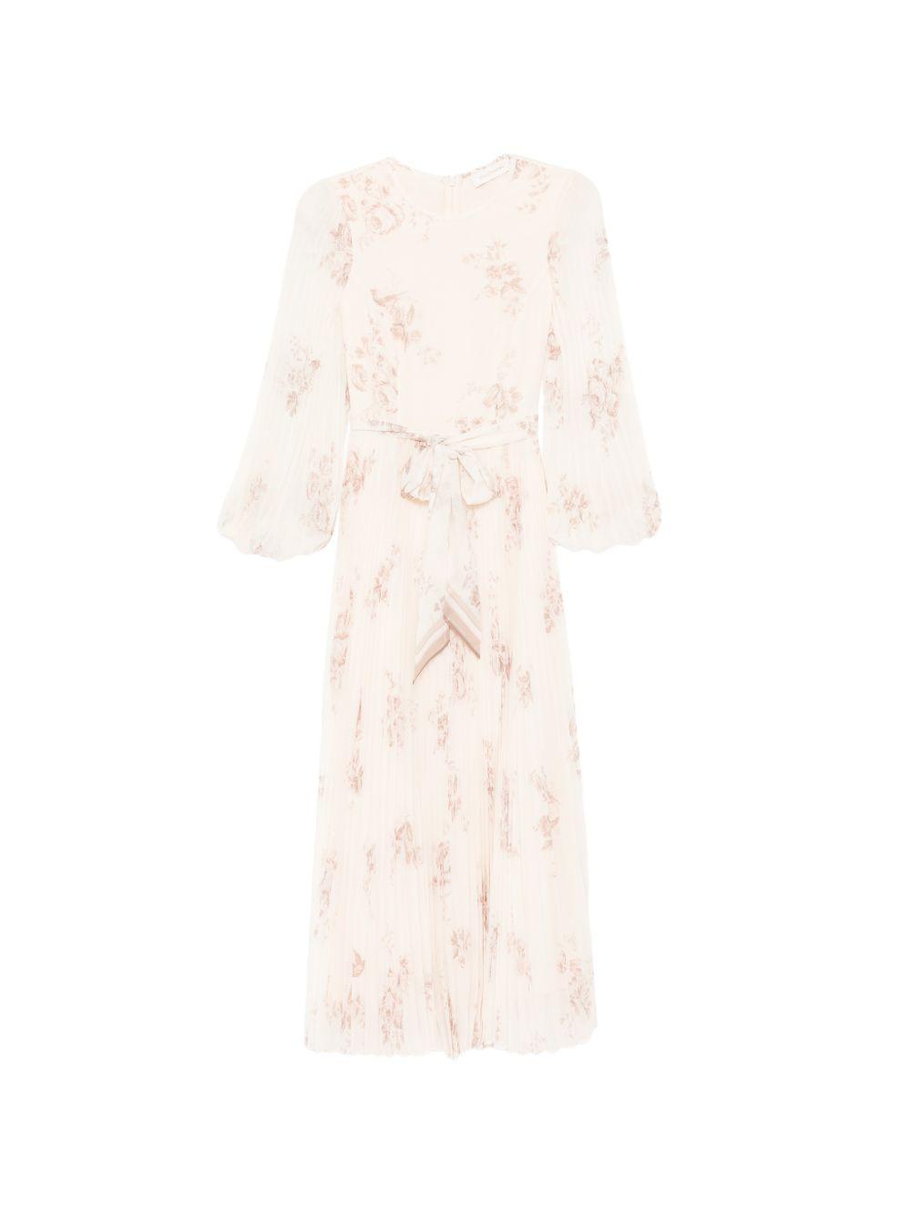 Sunray Long Sleeve Dress 0581DS26R CRF ZIMMERMANN