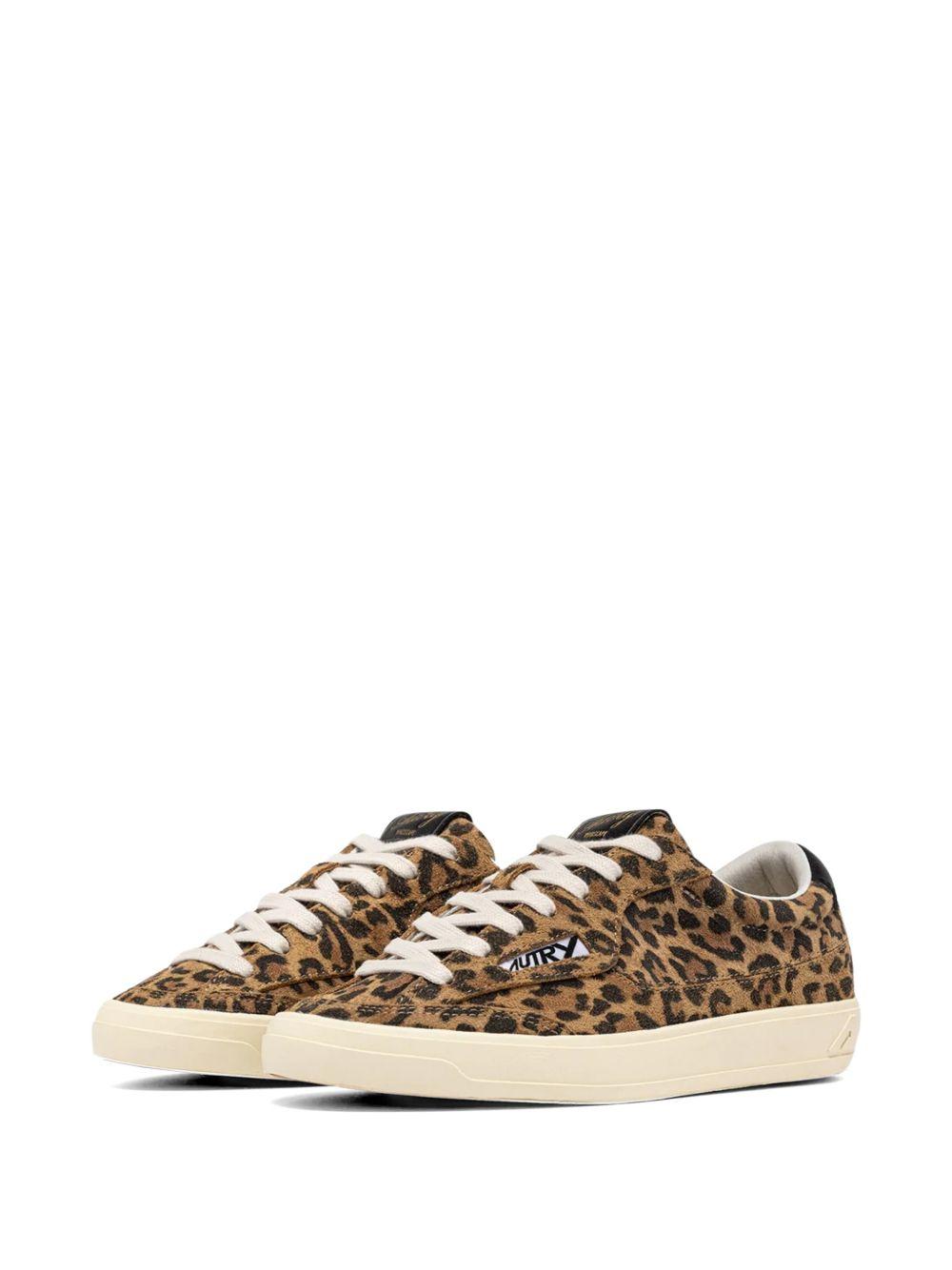 WINDSCAPE LOW SNEAKERS SCLW DY01LEOPRINT LEOP/BLACK AUTRY