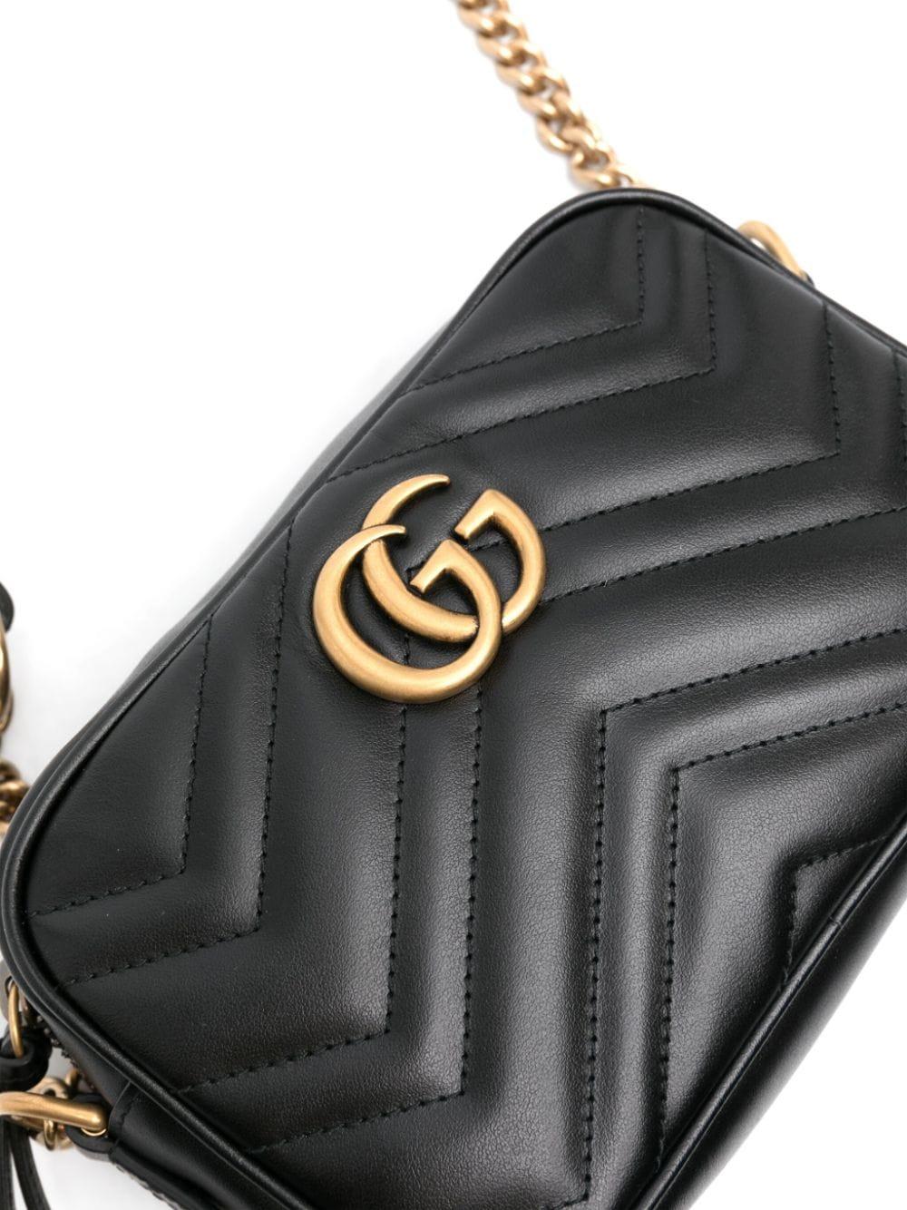 Mini GG Marmont crossbody bag<BR/><BR/><BR/> 448065 DTD1T1000 GUCCI