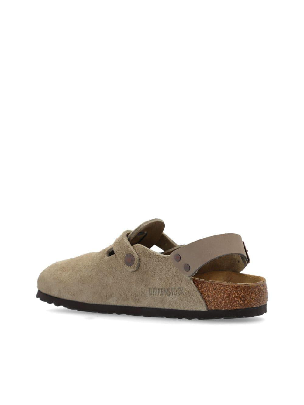 Tokio II suede clogs<BR/><BR/><BR/> 1028323 TAUPE BIRKENSTOCK