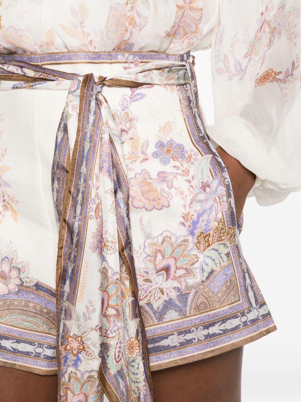 Luna Scarf Tie Short 5214AS261 CBPA ZIMMERMANN