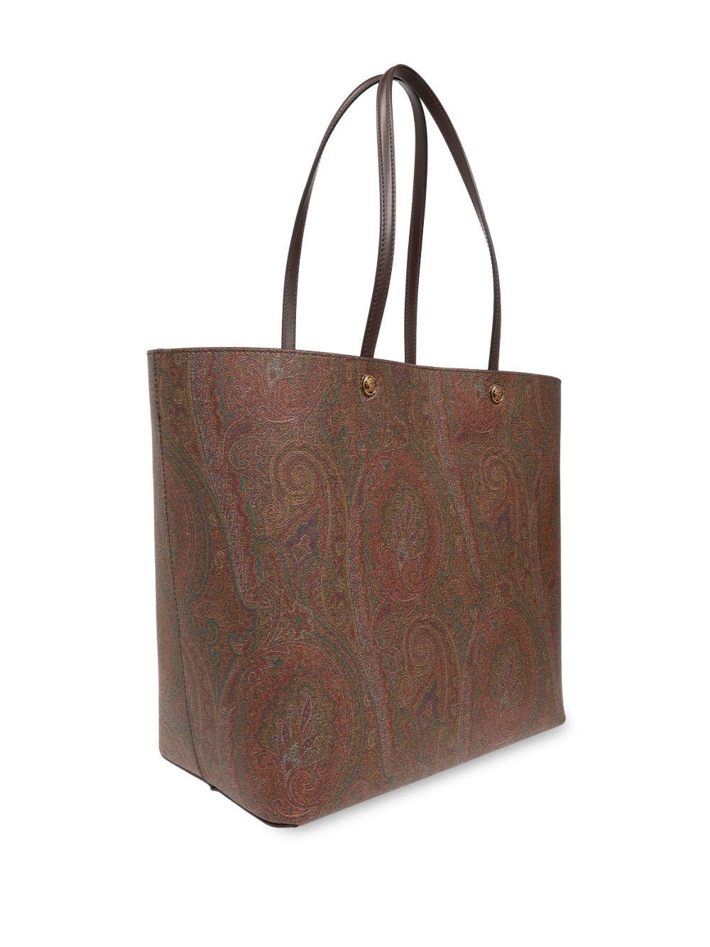 ESSENTIAL MAXI BAG IN ARNICA WITH CLUTCH WP1D0023 AA001M0019 ETRO