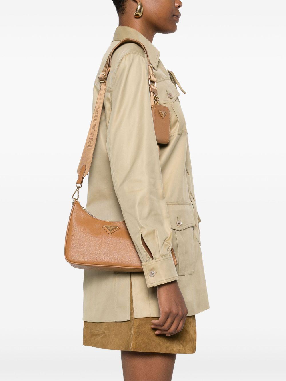 Re-Edition 2005 leather shoulder bag<BR/><BR/> 1BH204 NZVF03CW PRADA