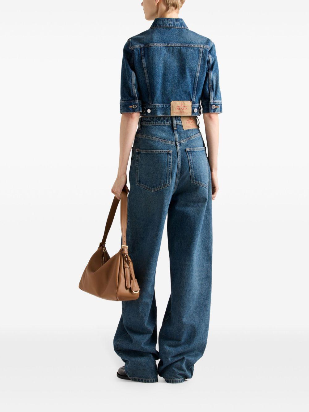 Denim blouson<BR/><BR/><BR/> GFB316 12OYF0008 PRADA