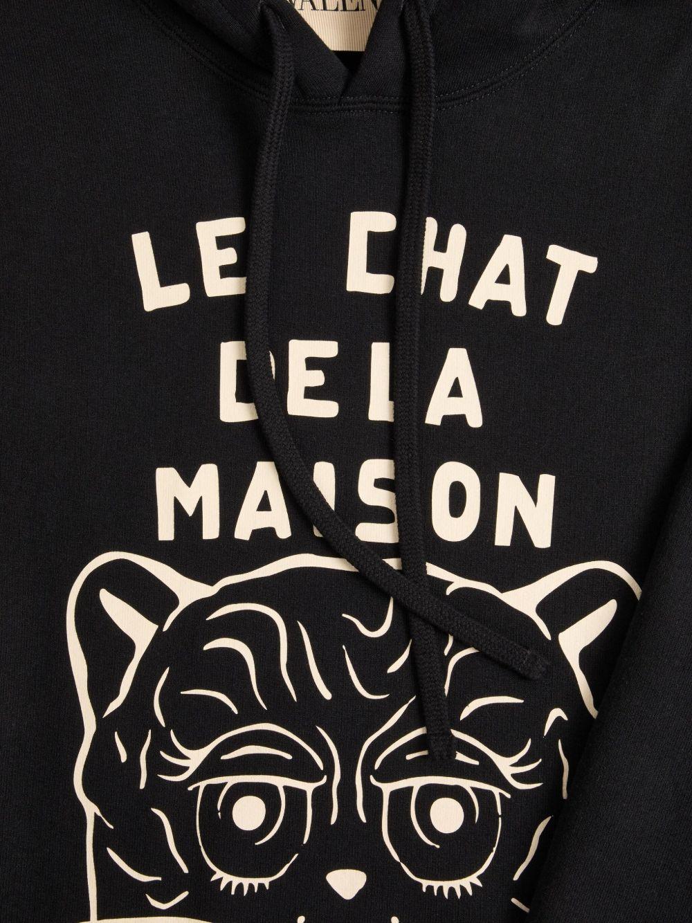 Chat de La Maison hoodie<BR/><BR/> 7V3MF28NB33 9RA VALENTINO GARAVANI