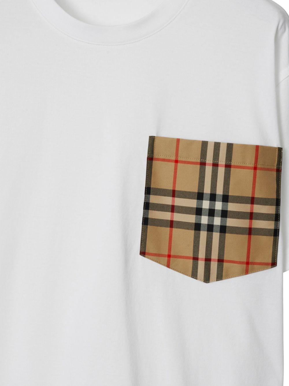 Check pocket T-shirt 8103971 A1464 BURBERRY