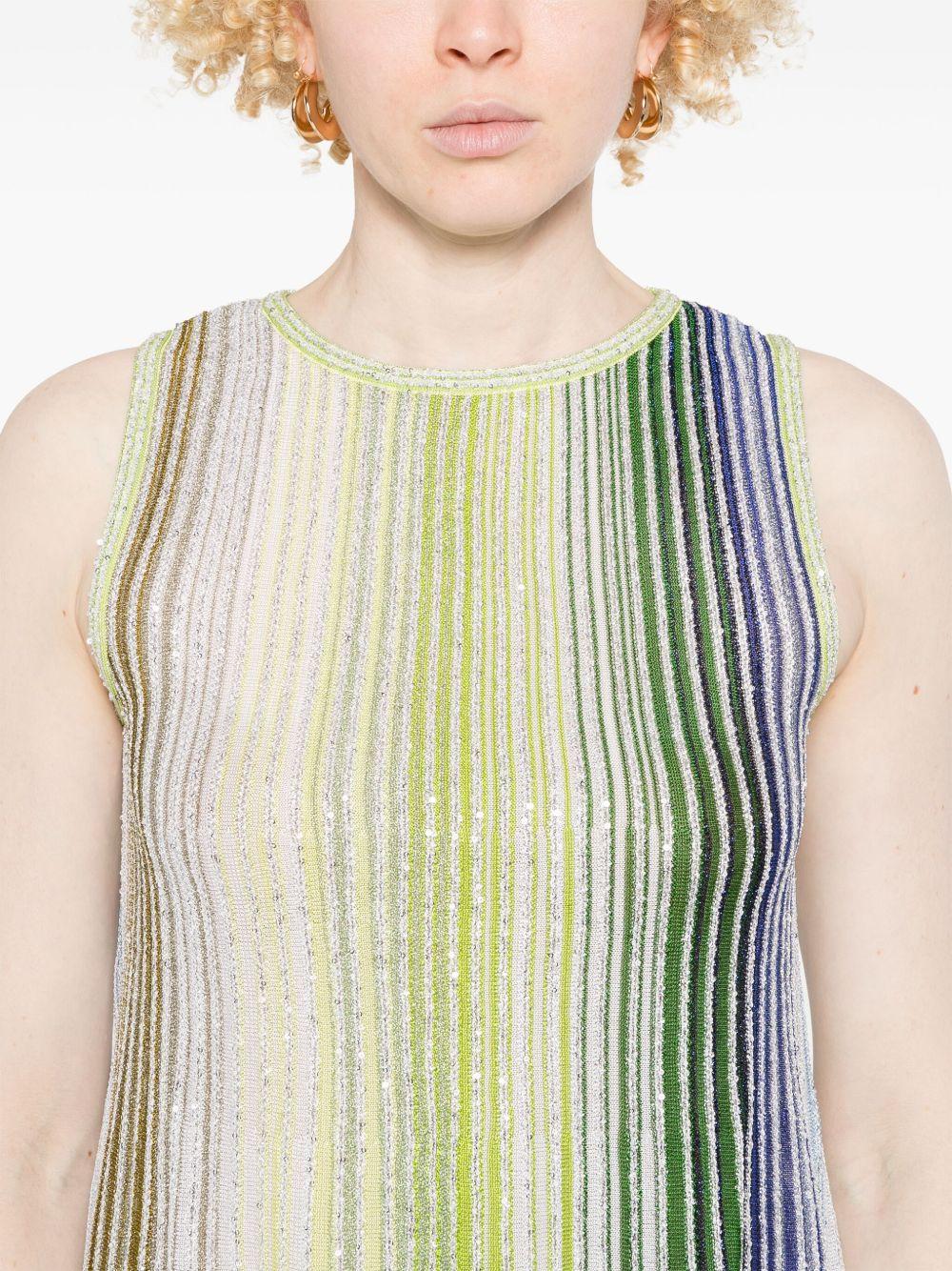 Striped sequins top<BR/><BR/> DS25SK0U BK042DSM9N9 MISSONI