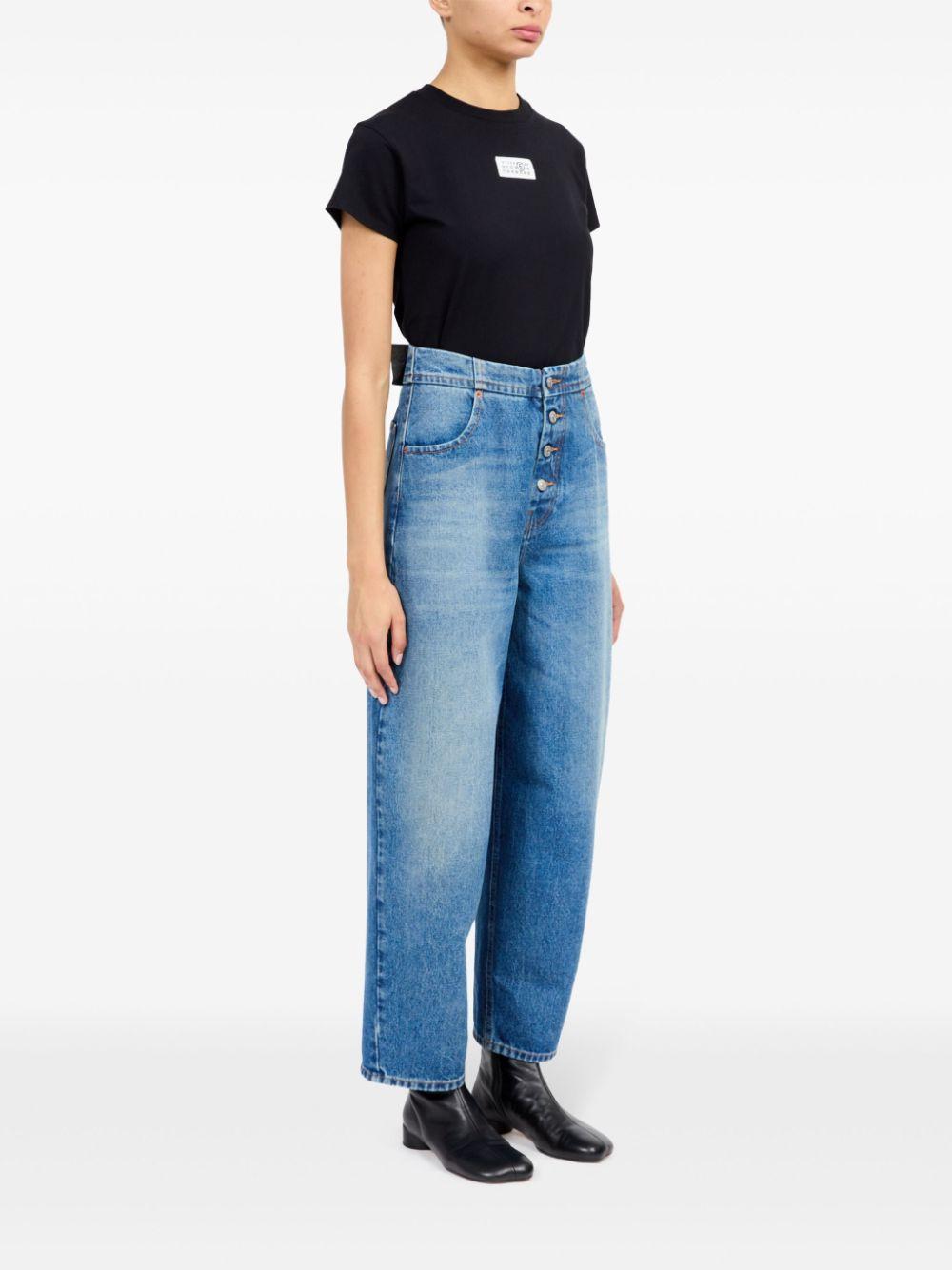 Button-up straight jeans<BR/><BR/><BR/> S52LA0235 M30018965 MM6 Maison Margiela