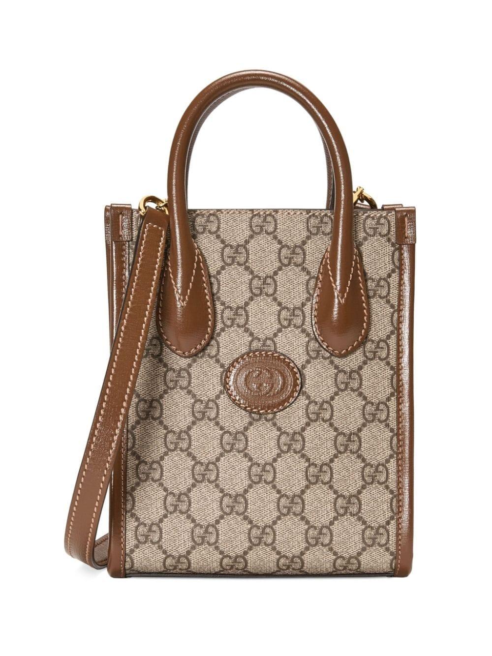 GG-canvas tote bag<BR/><BR/> 671623 92TCG8563 GUCCI