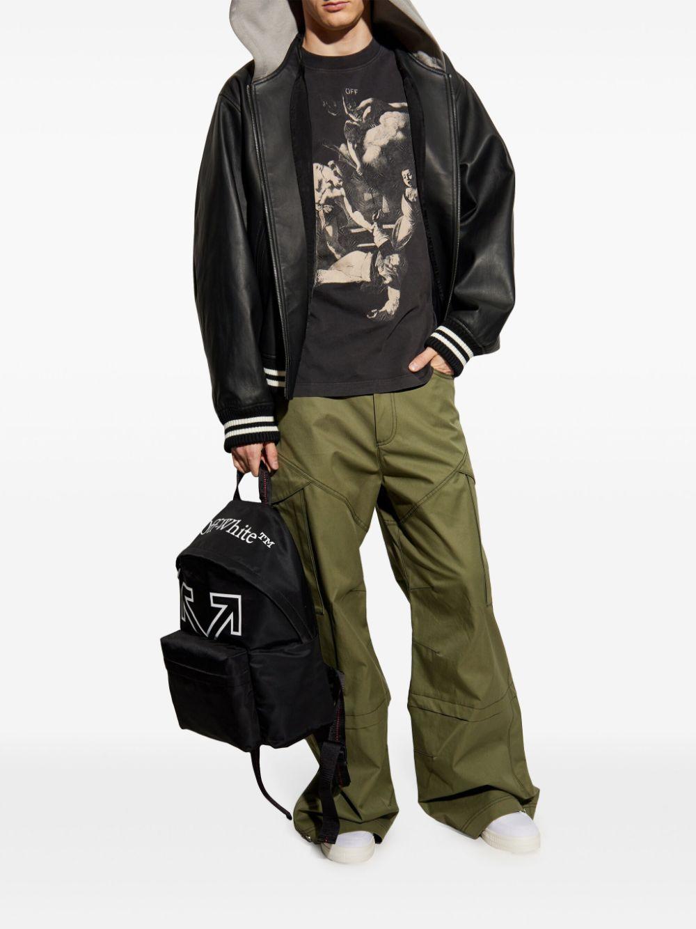 Printed T-shirt<BR/><BR/><BR/> OMAA027S25JER00E 1361 OFF-WHITE