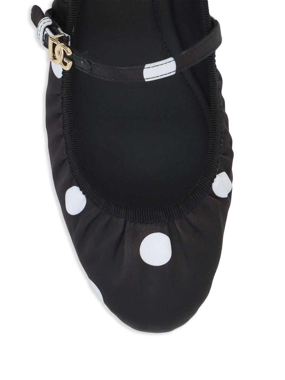 Polka dot ballerina shoes<BR/><BR/><BR/> CB0222 AV885HNXVW DOLCE & GABBANA