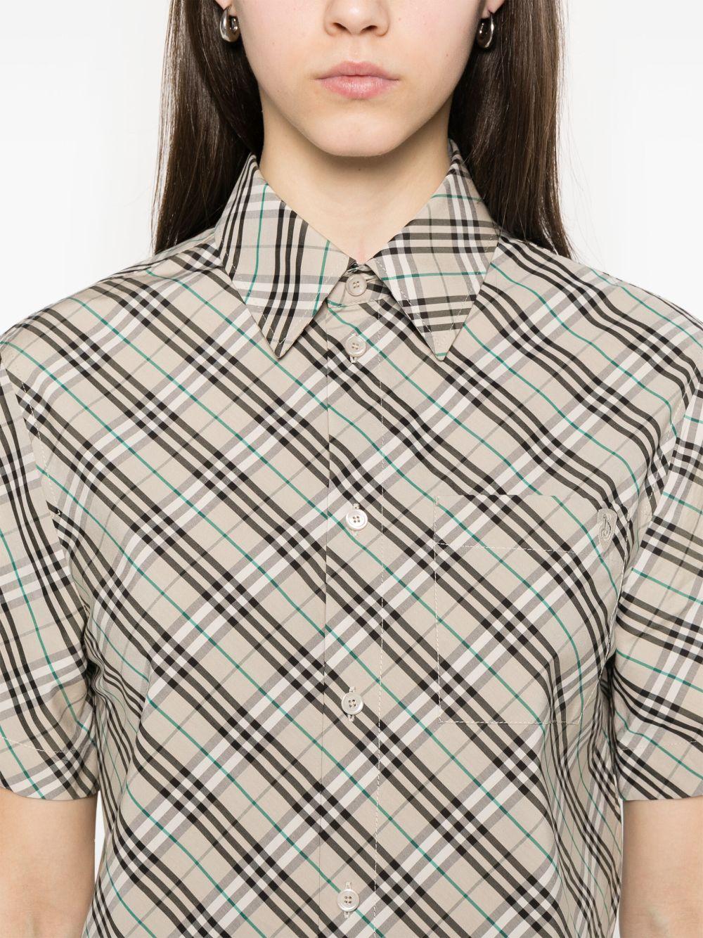 Checked shirt<BR/><BR/><BR/> 8101121 C1849 BURBERRY