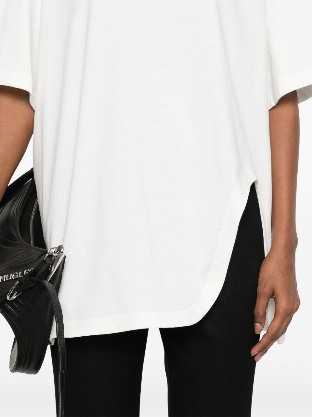 Asymetric T-shirt<BR/><BR/><BR/> 250WCT00350 JJJ025AA001 THE ATTICO