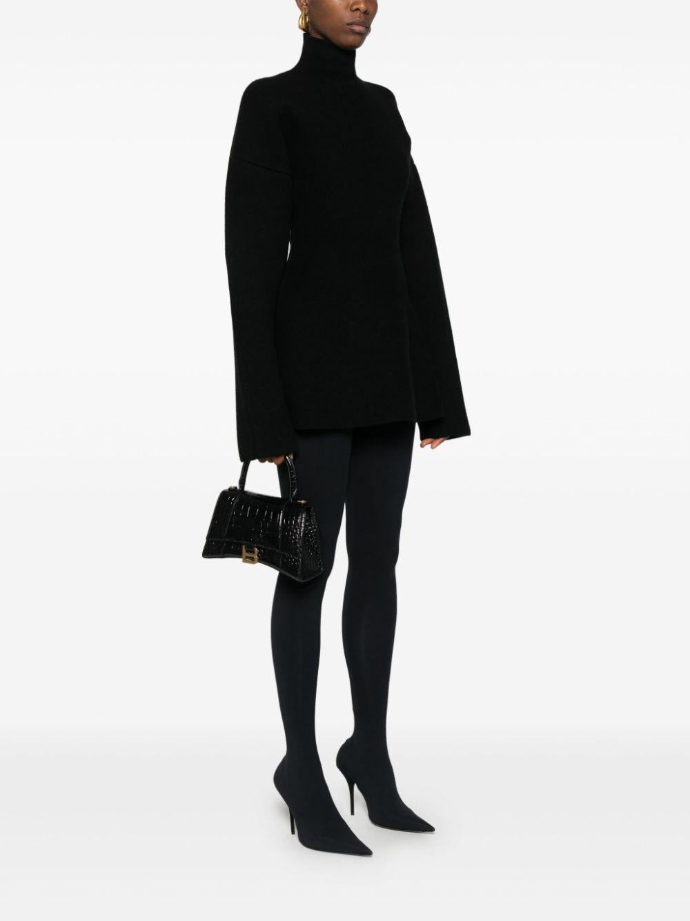 Small Hourglass top-handle bag<BR/><BR/><BR/> 593546 1LRGM1000 BALENCIAGA