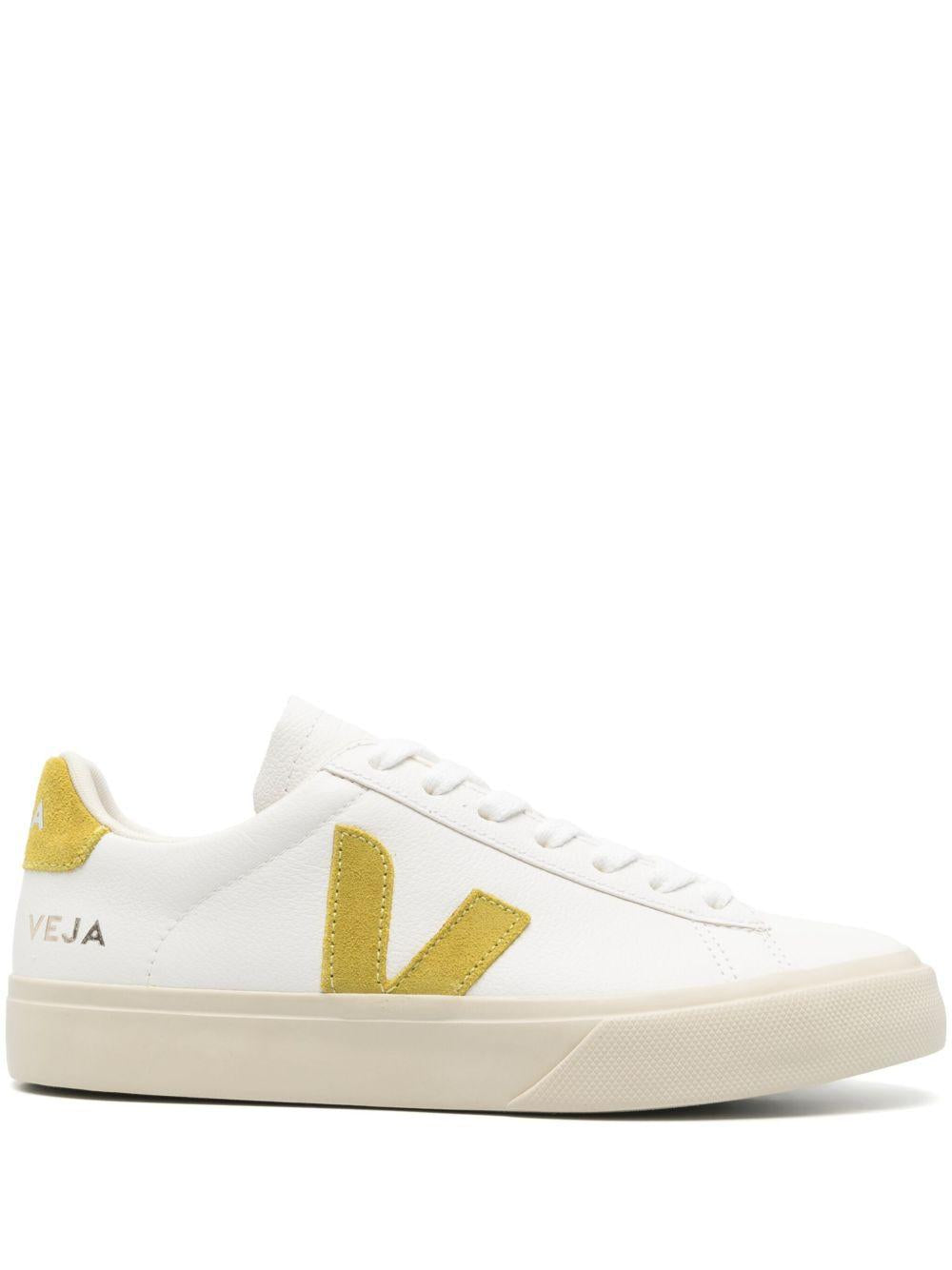 White/yellow Campo sneakers<BR/><BR/><BR/> CP0503887 EXTRA WHITE/LIQUOR VEJA