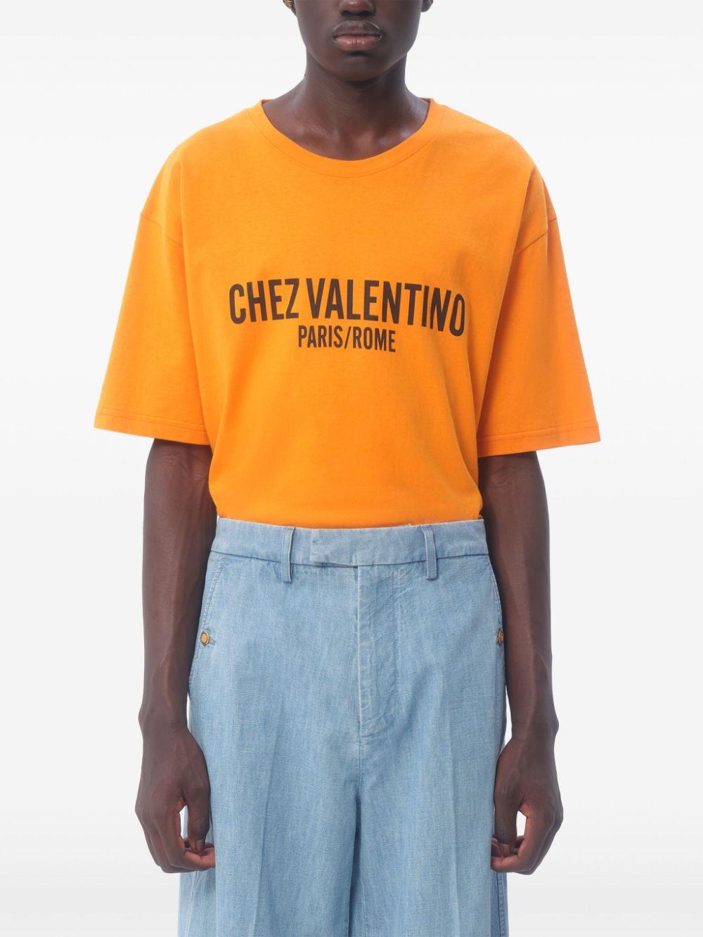 Chez Valentino T-shirt<BR/><BR/><BR/> 6V3MG16PAPG 146 VALENTINO GARAVANI