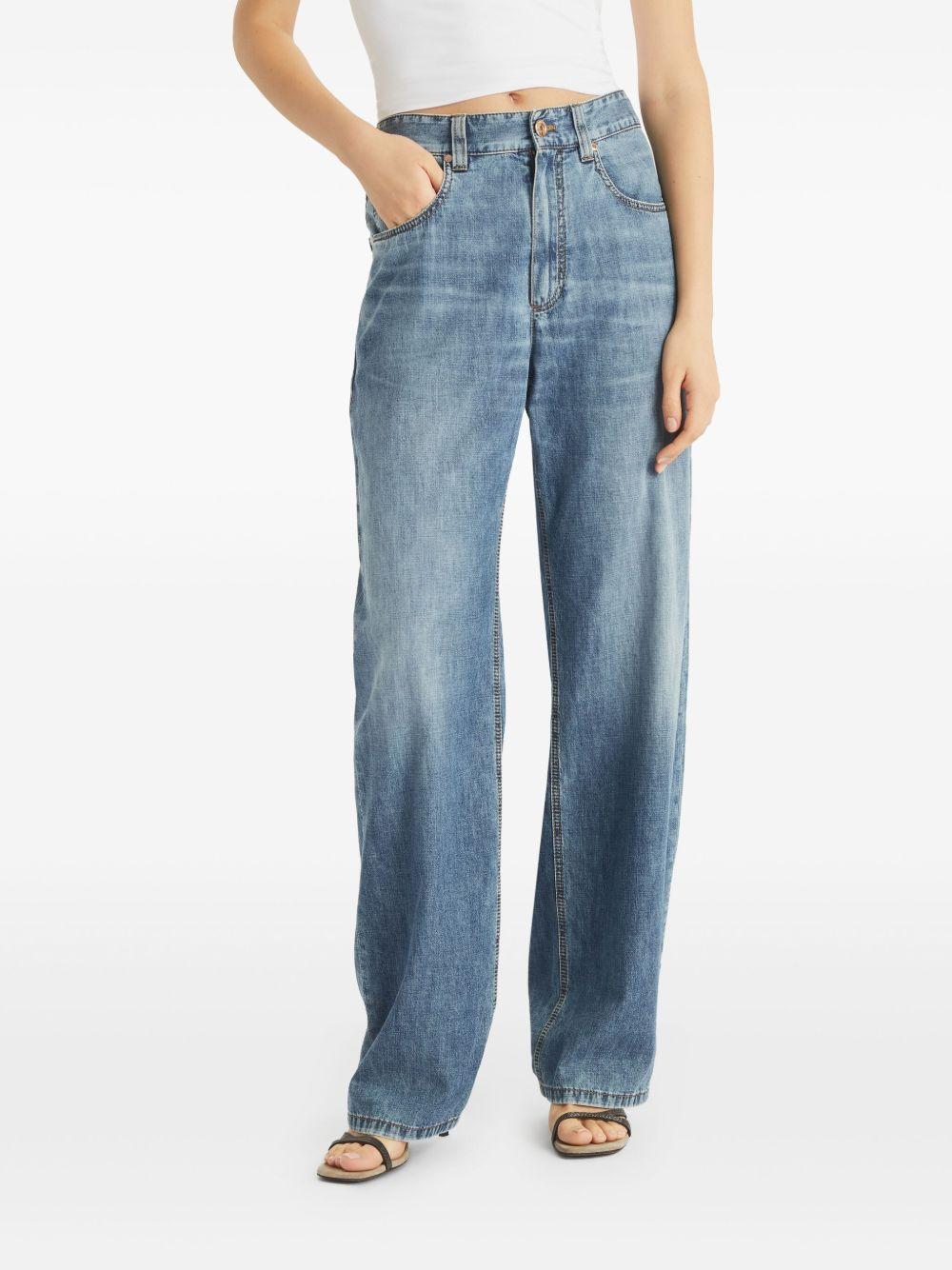 Contemporary Loose Trousers in Lightweight Denim MH192P5565 C8982 BRUNELLO CUCINELLI