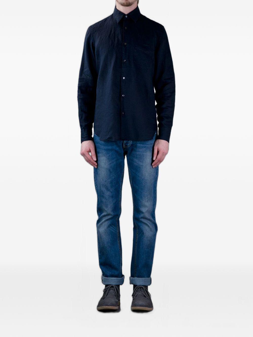 Long Sleeve linen Shirt S6_A_CE36 C19585098 ASPESI