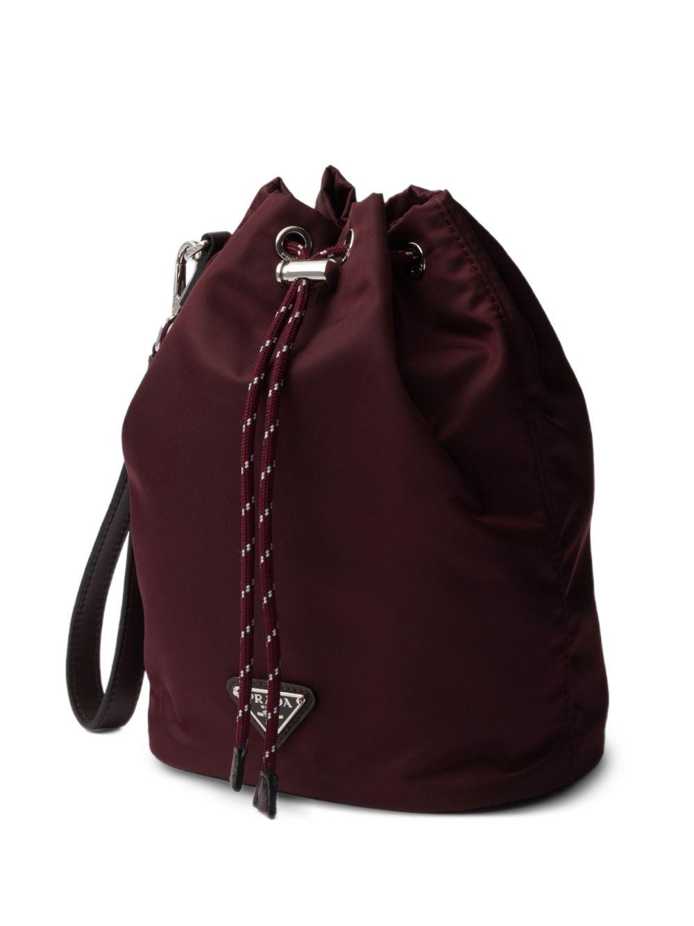 Speedrock Re-Nylon and leather pouch 2NE0672HE1 F0007 PRADA