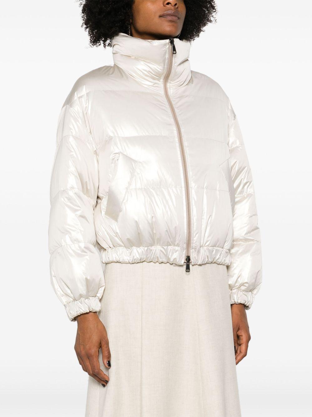iridescent effect puffer ML1597927 C130 BRUNELLO CUCINELLI