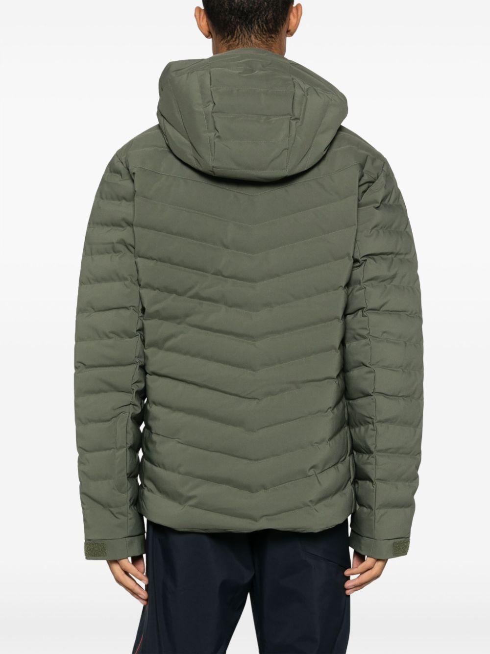 Green zfront zip fastening jacket G78022120 PINE NEEDLE PEAK PERFORMANCE