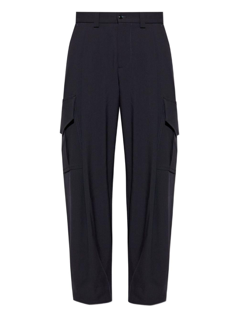 Single-pleat trousers in pure virgin wool crepe GM002252 TE10043UB109 GIORGIO ARMANI