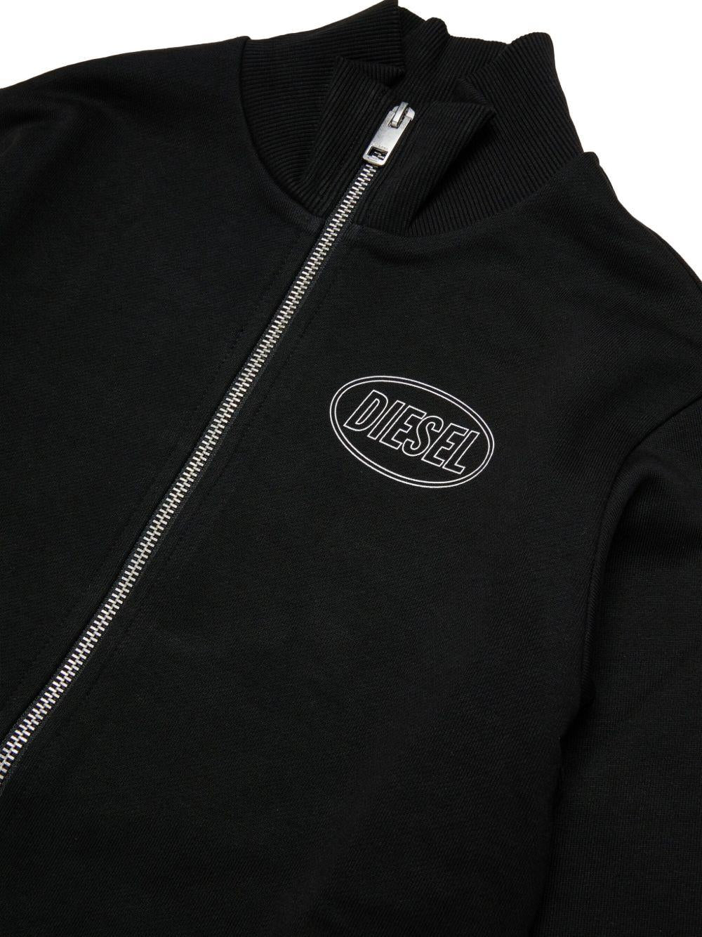 Cotton sweatshirt with logo print J02613 0GEADK900 DIESEL KIDS