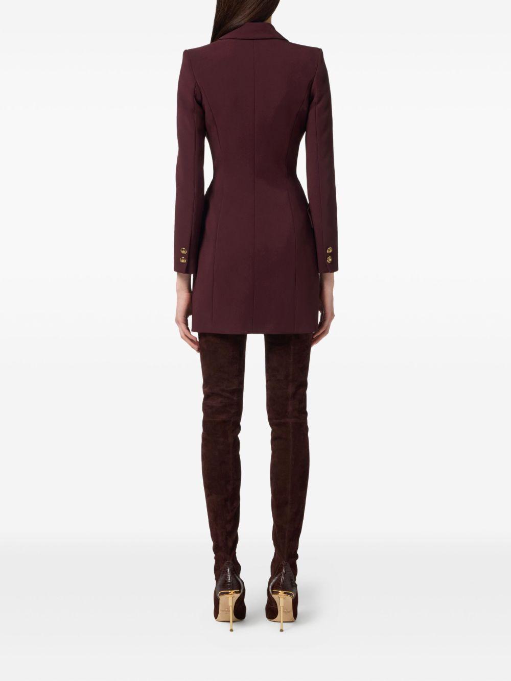 Dress in lightweight crêpe fabric with jewel chain AB89657E2 EA4 ELISABETTA FRANCHI