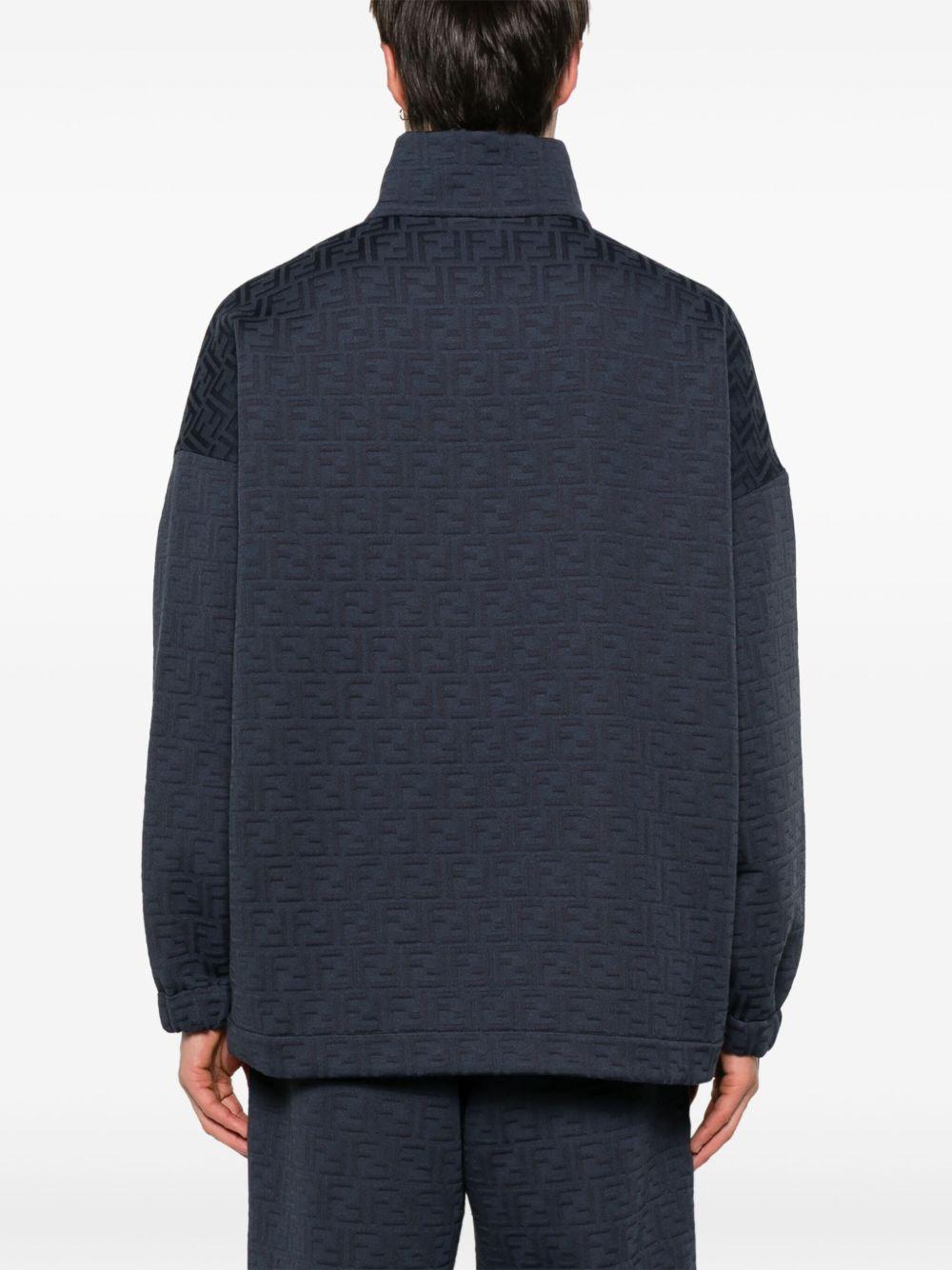 FF-embossed sweatshirt<BR/><BR/><BR/> FAF743 AU8OF1H3O FENDI