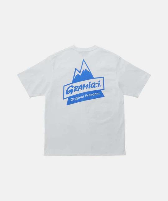 Front logo Peak tee G4SU T078WHITE GRAMICCI