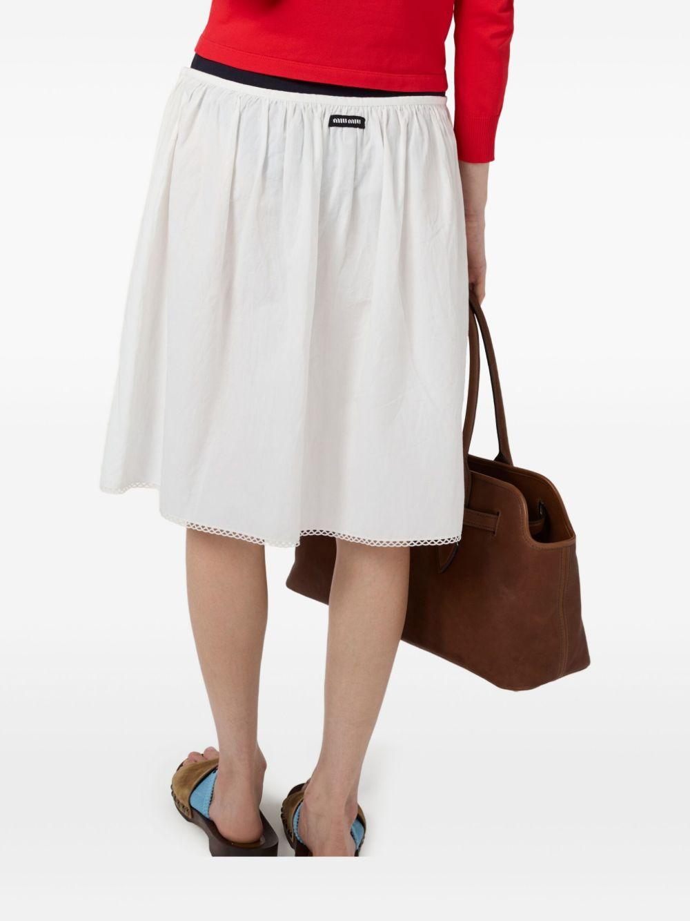 80% Cotton; 20% Linen MG2425 163MF0009 MIU MIU