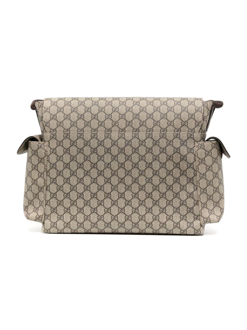 GG Supreme diaper bag<BR/><BR/> 211131 KGDIG8588 GUCCI KIDS