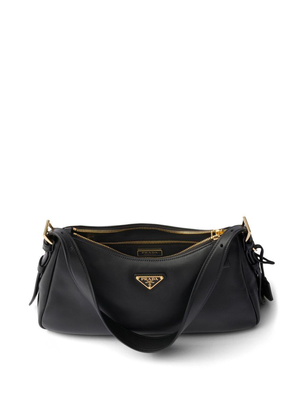 Prada Aimée medium leather shoulder bag 1BC2292CYS V-LVMF0002 PRADA