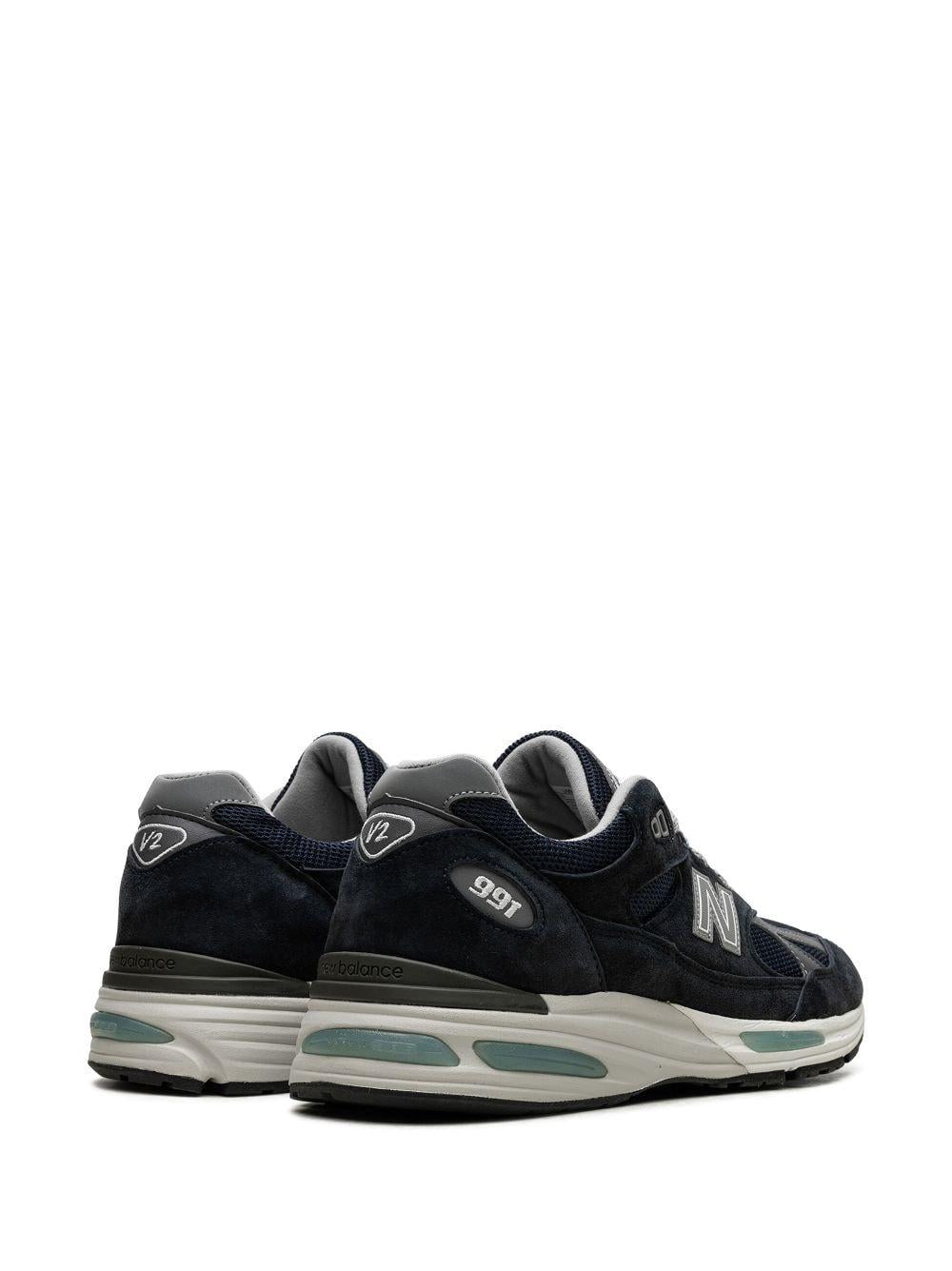 991v2 "Dark Navy" suede sneakers<BR/><BR/><BR/> U991NV2 NAVY D NEW BALANCE