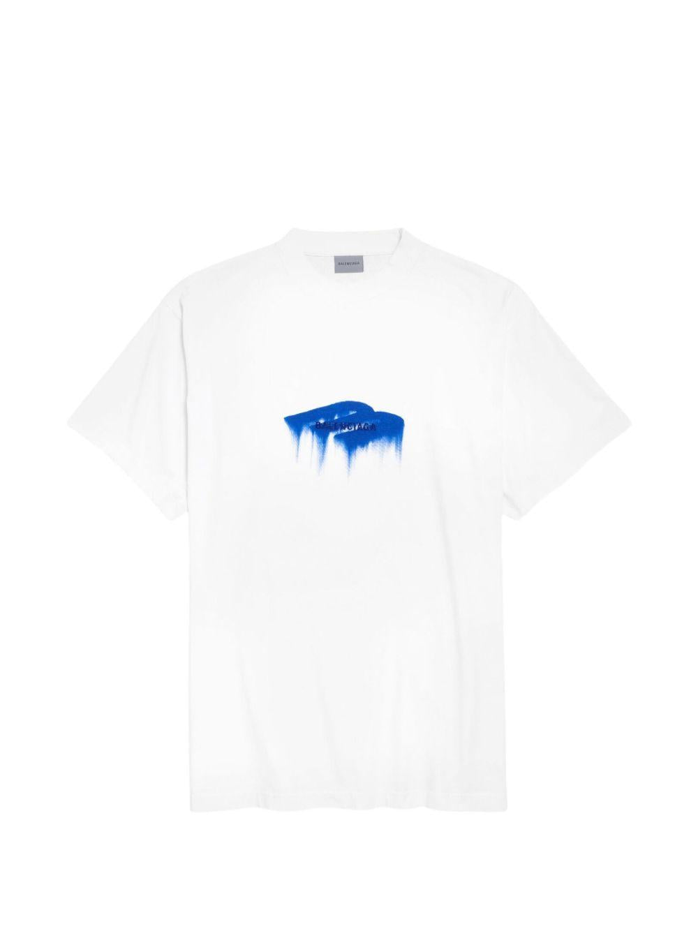 Wet Brush Oversized T-shirt 850345 TUVJ89000 BALENCIAGA