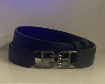 Buck bracelet with monogram 630205400564 U808RBLACK BALLY