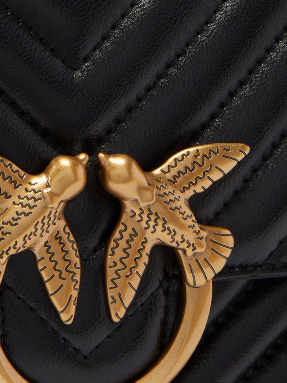 Love chevron medium shoulder bag 100941 A0GKZ99Q PINKO