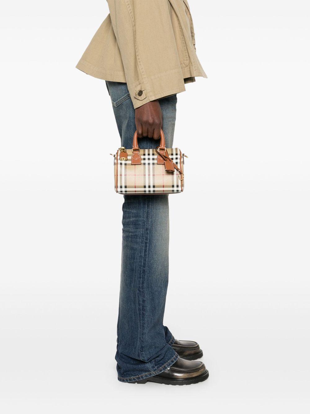 Mini Check Bowling Bag 8092130 A9534 BURBERRY
