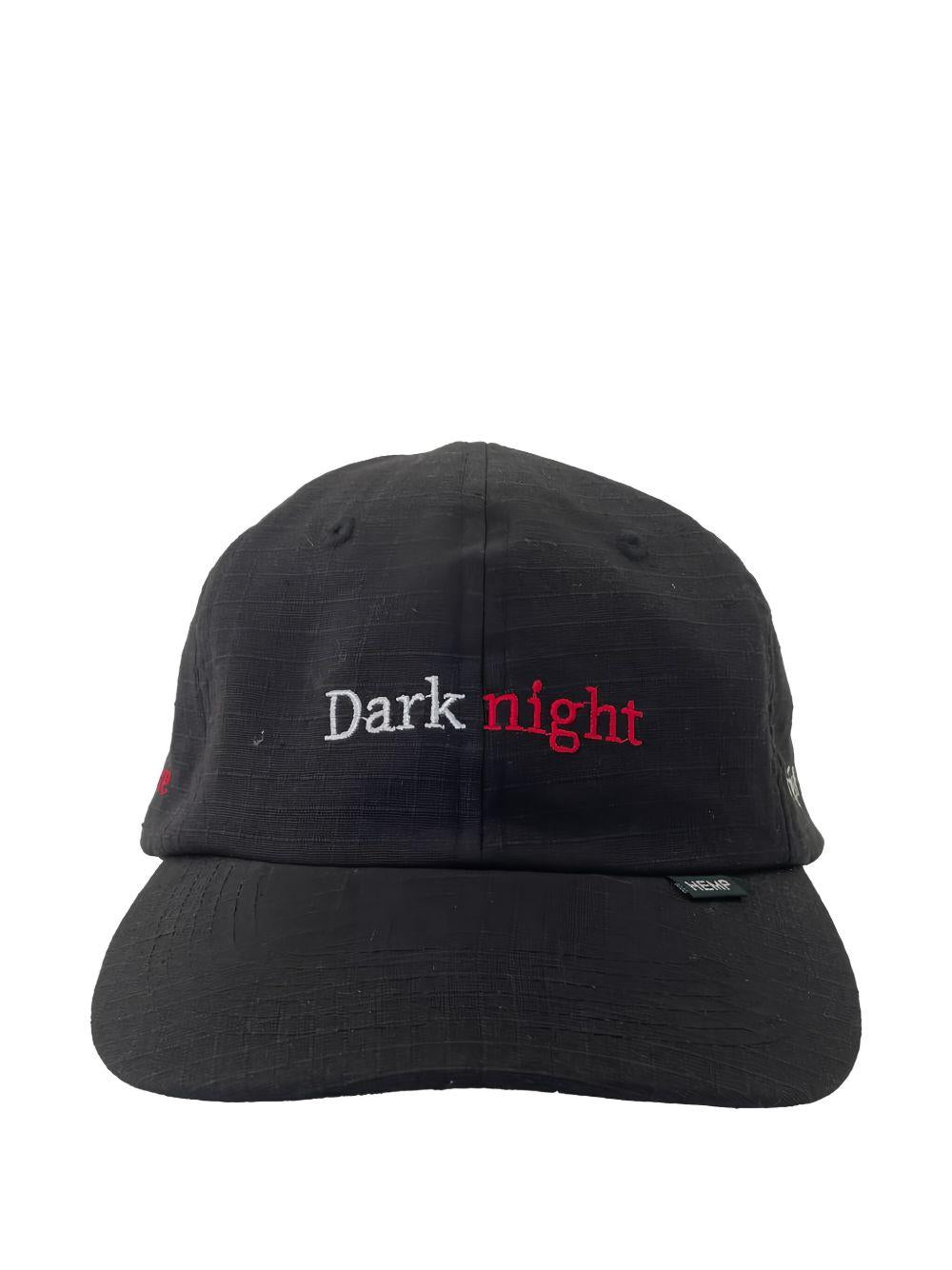 Hat with visor and two-tone front slogan 7923174006 010 MANASTASH
