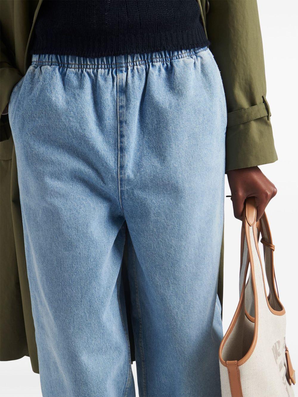 Triangle logo jeans GFP509 14CCF0BAU PRADA