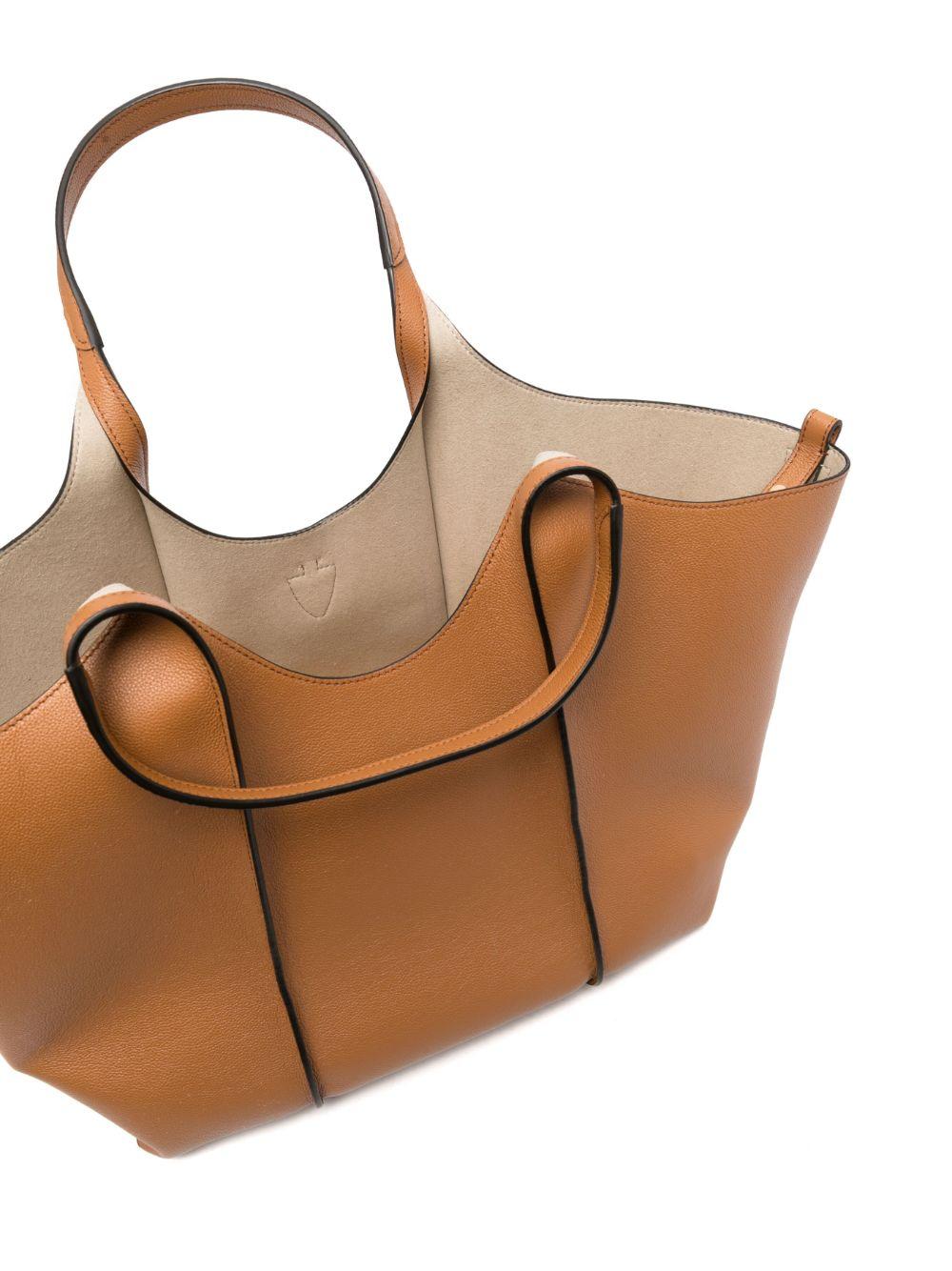 T Timeless Medium Leather Shopping Bag XBWTSBA0300 Q8ES410 TOD'S