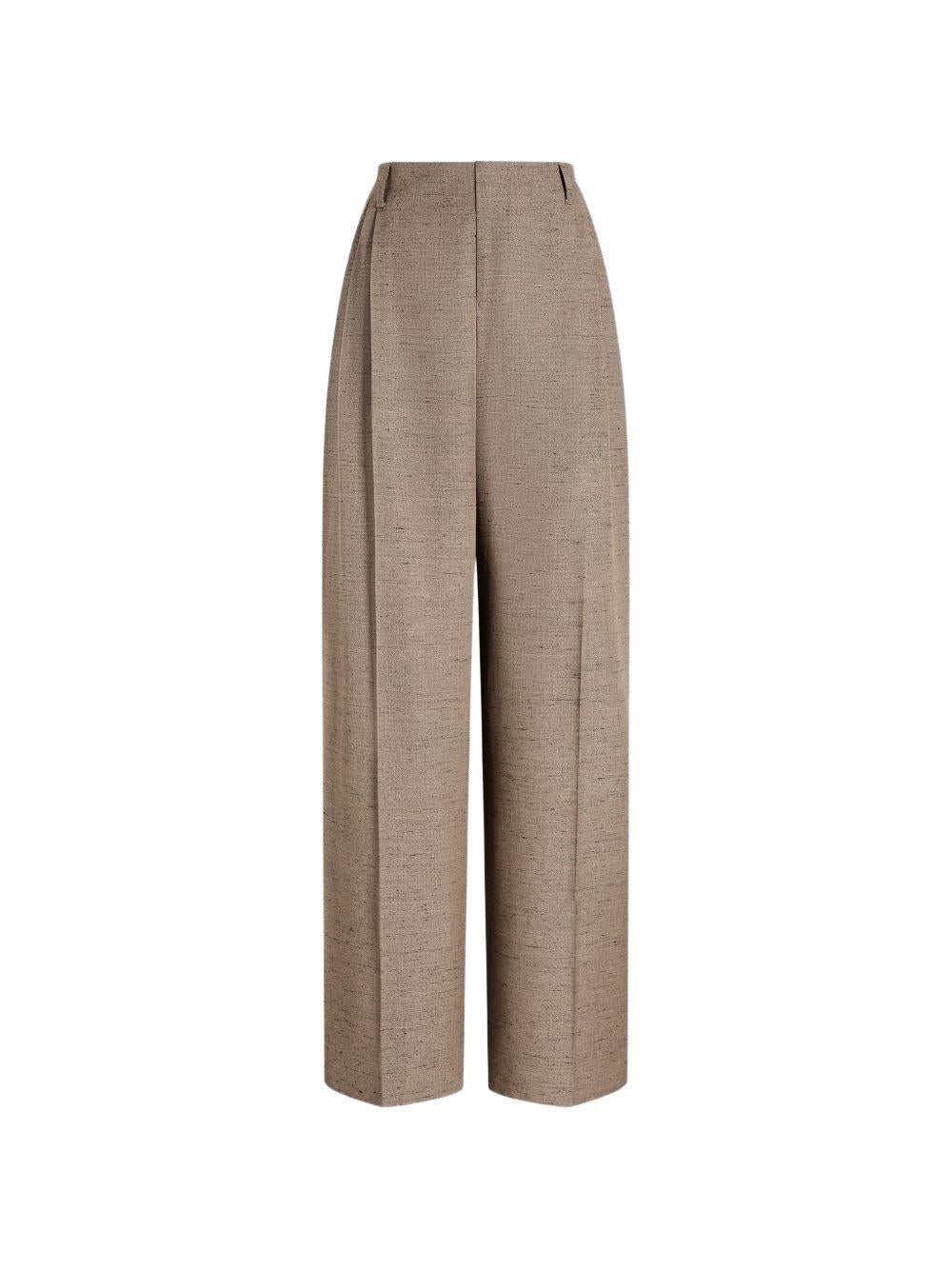 Tweed-effect linen and viscose trousers FTDMIT HUMWCS8230 DOLCE & GABBANA