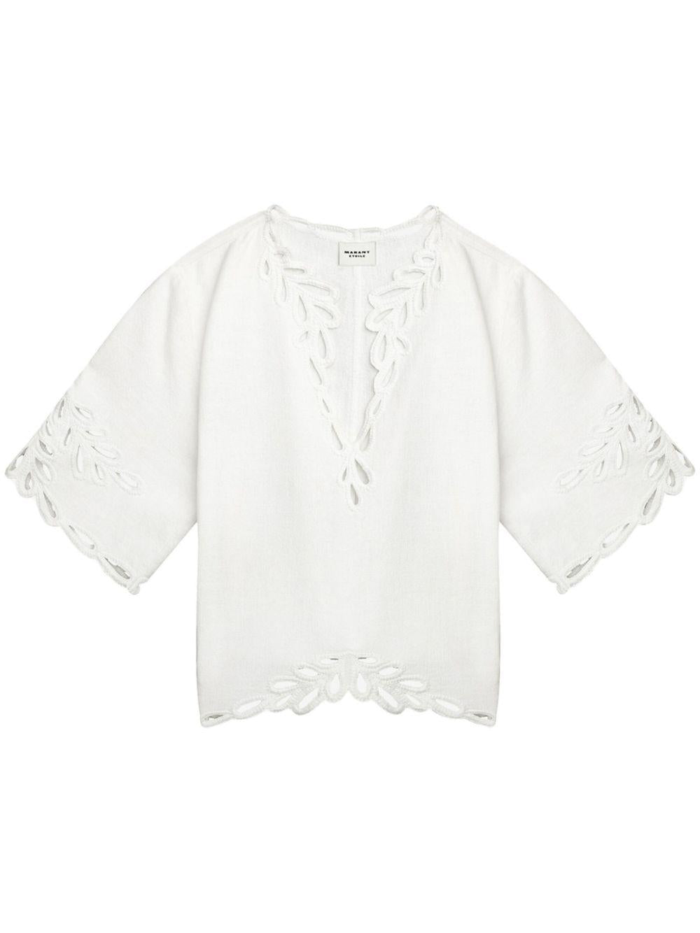 Shana top<BR/><BR/><BR/> HT0586FA C1J12E20WH MARANT ÉTOILE